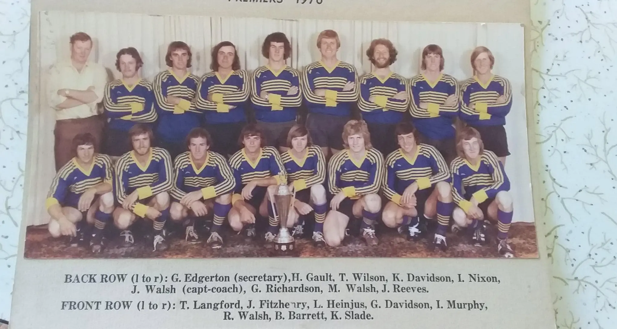 Quandialla premiership reunion this Sunday to mark 50 years