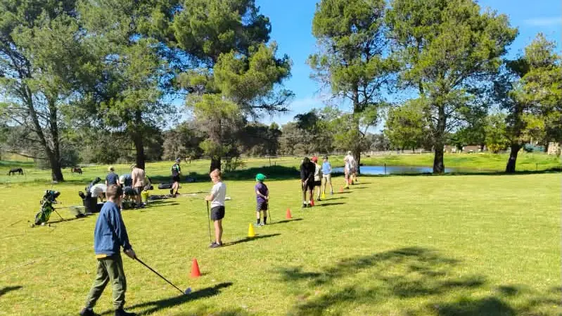 Future fairway stars tee off