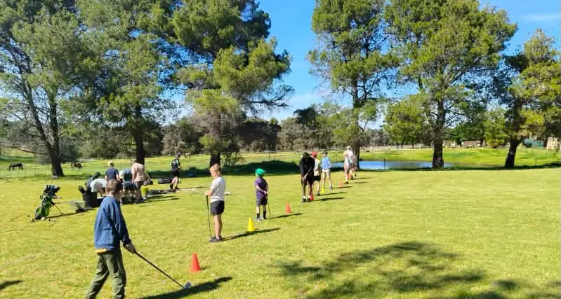 Future fairway stars tee off
