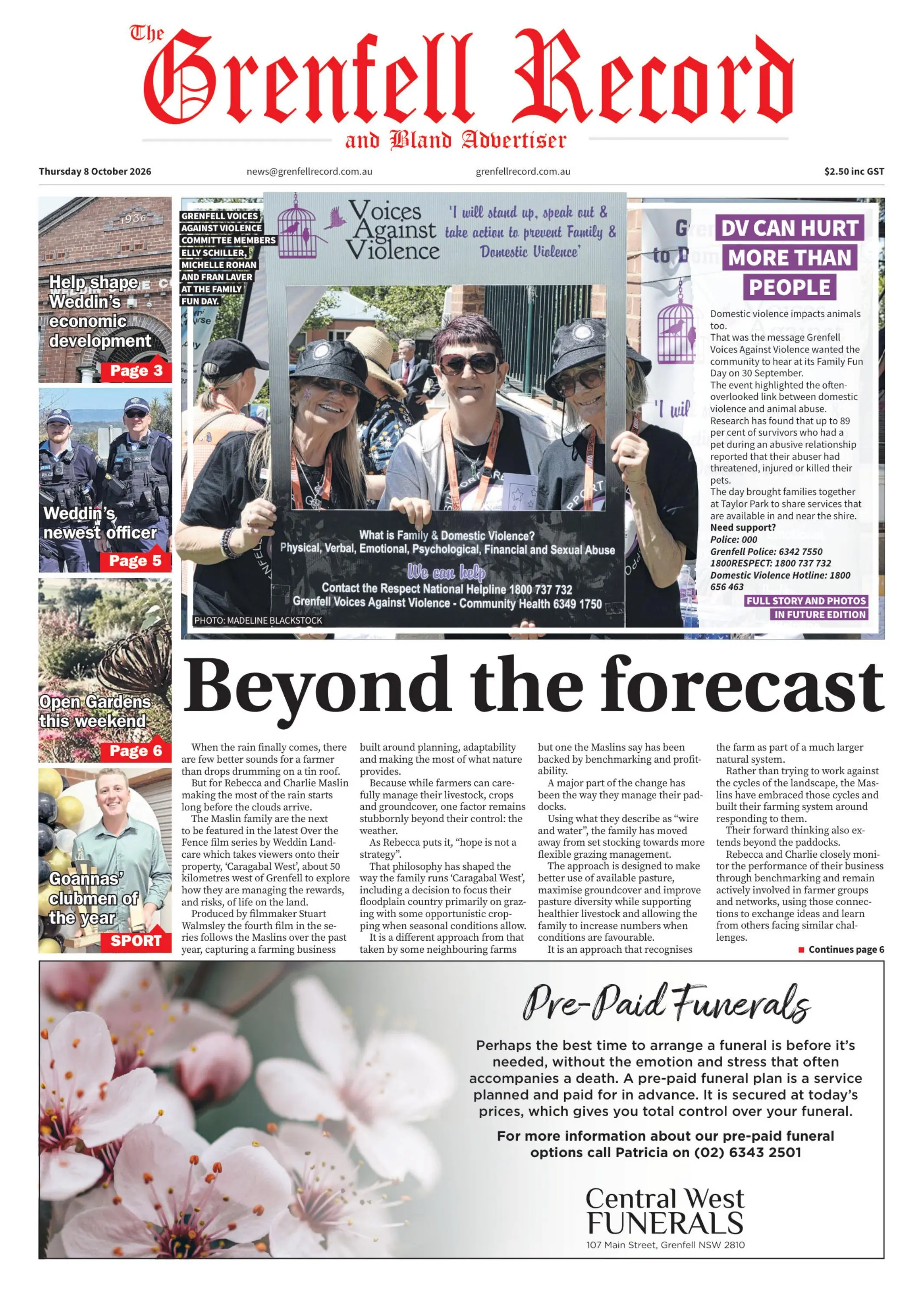 Grenfell Record, Thursday, 8 October, 2026