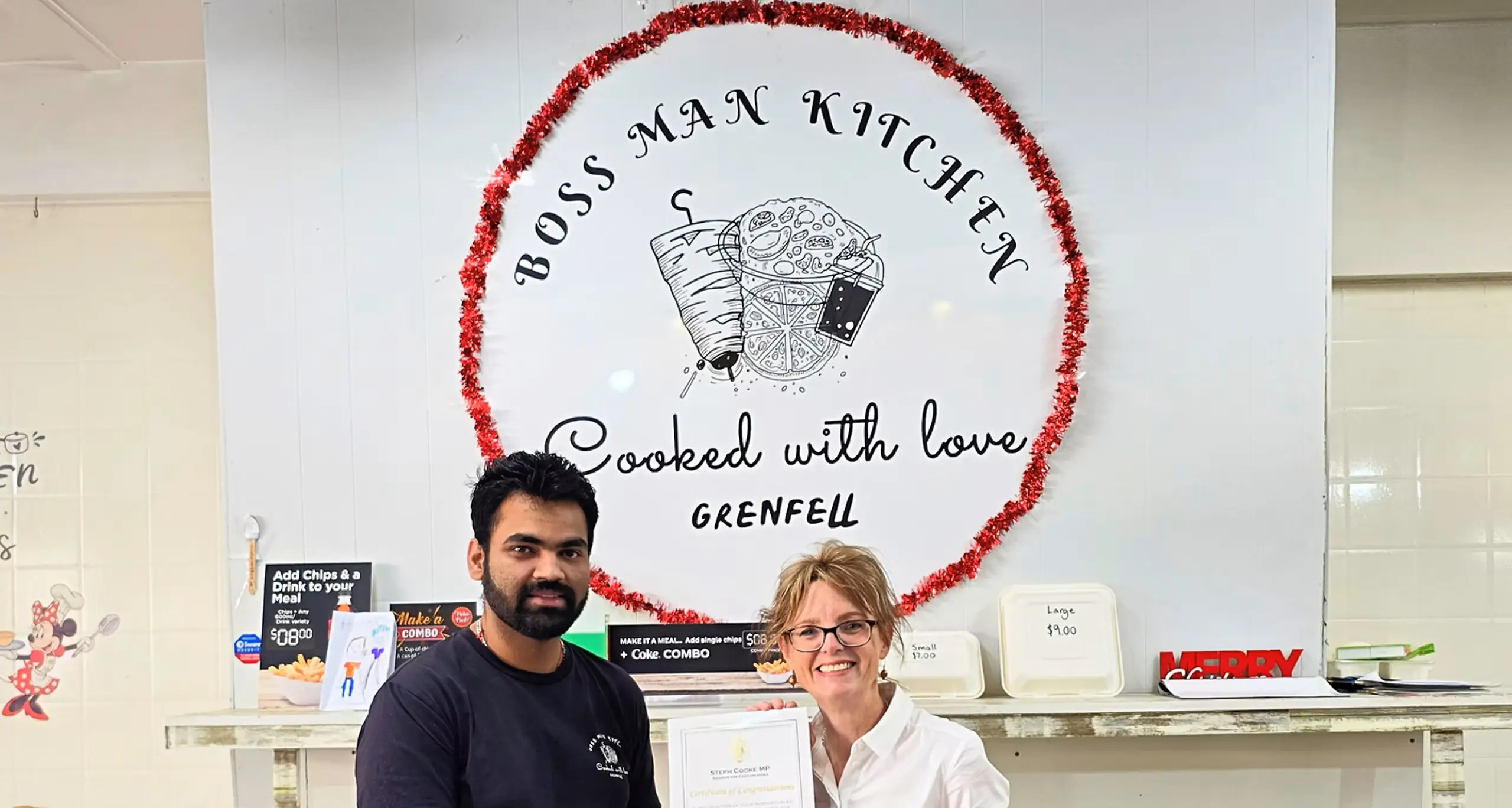 Community backs small business