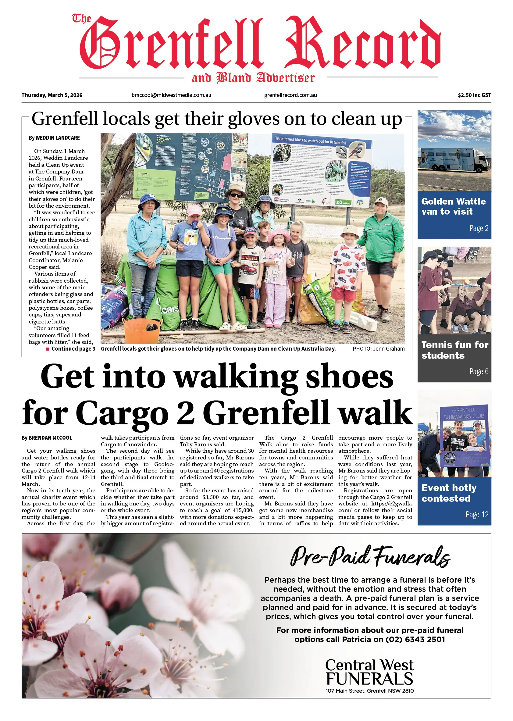 Grenfell Record, Thursday, March 5, 2026