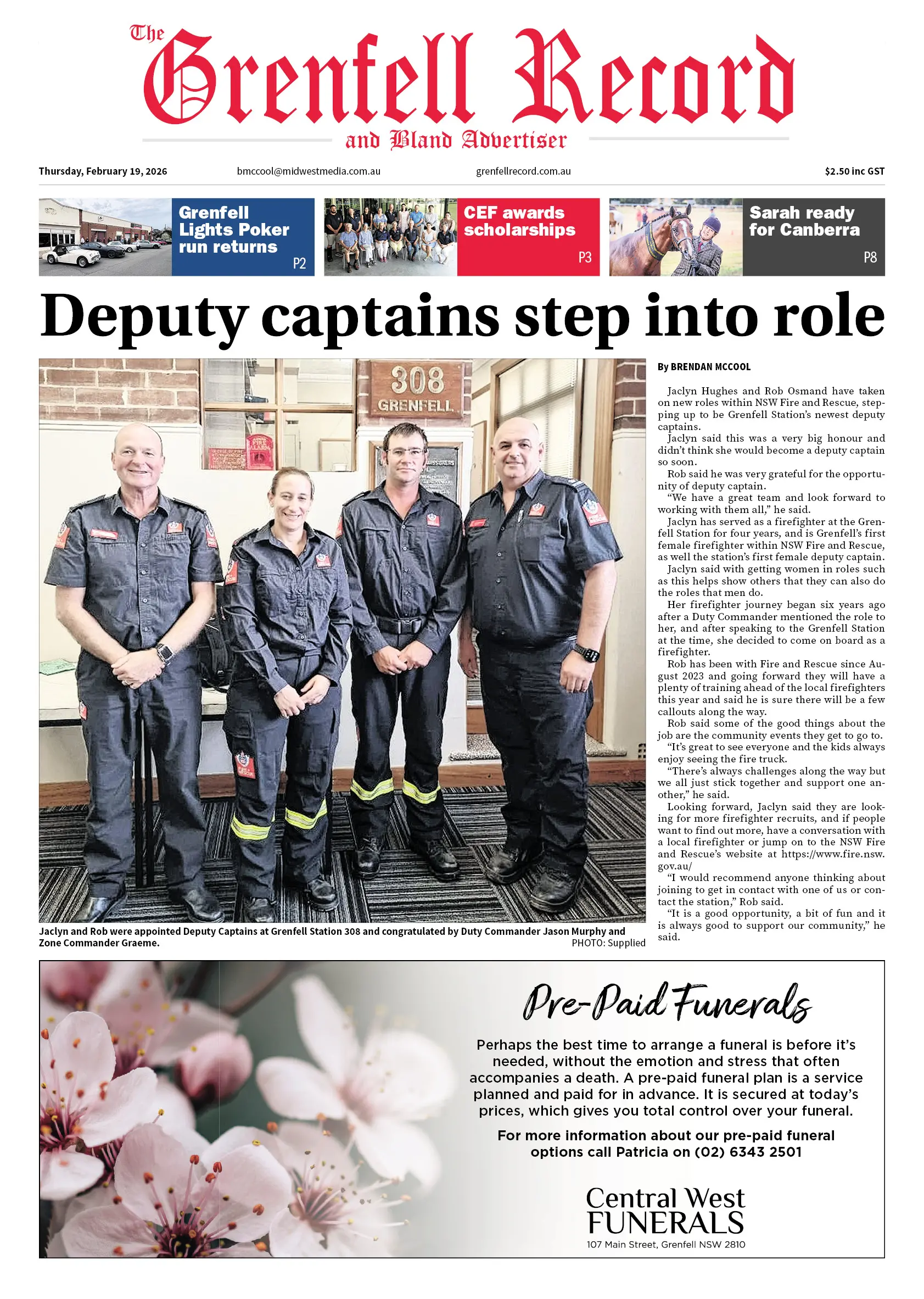 Grenfell Record, Thursday, February 19, 2026