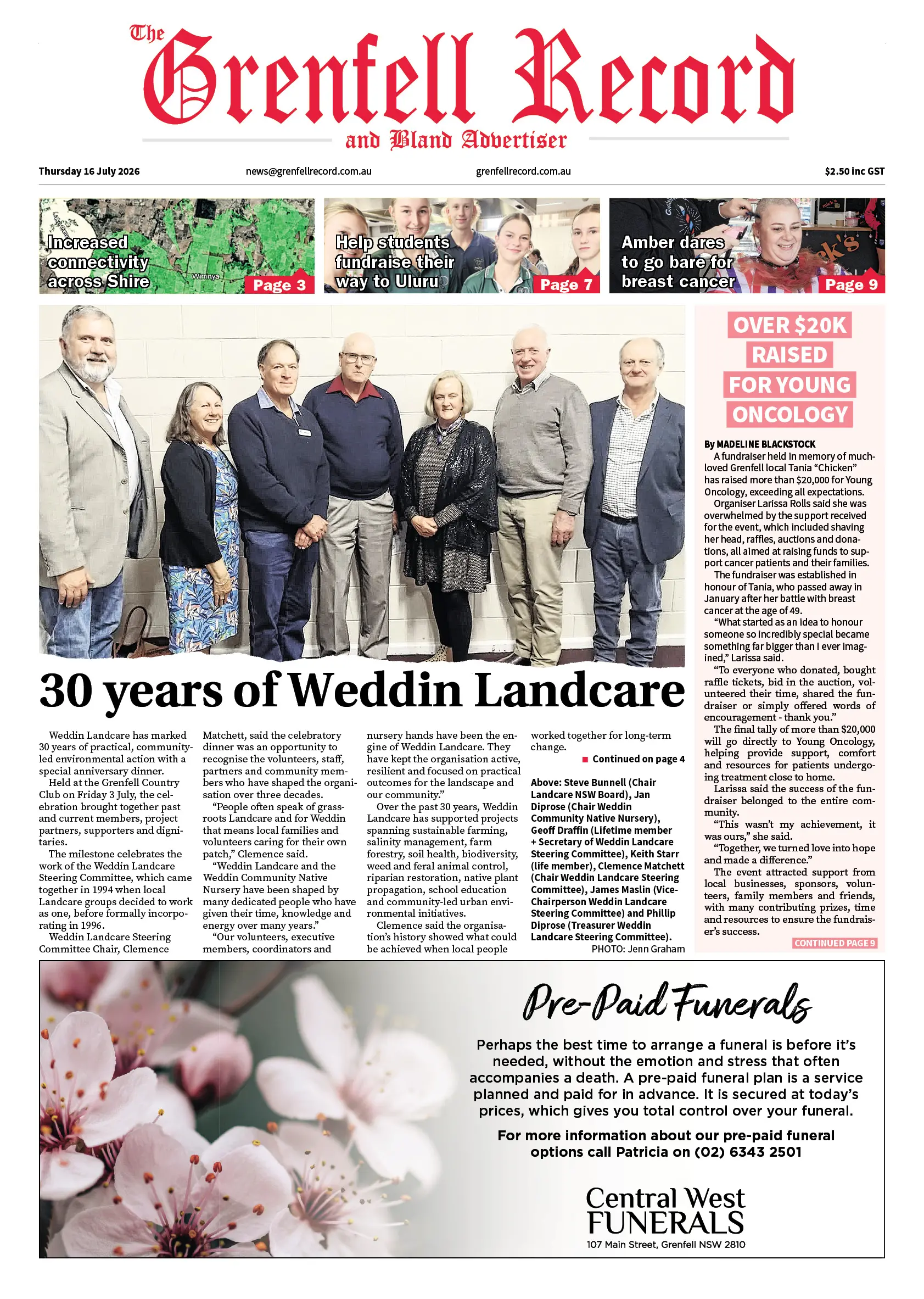 Grenfell Record, Thursday 16 July 2026